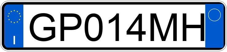 Numer rejestracyjny GP014MH posiada FIAT 500