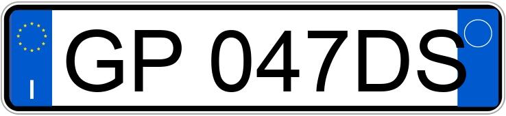 Numer rejestracyjny GP047DS posiada TOYOTA Aygo 1a serie