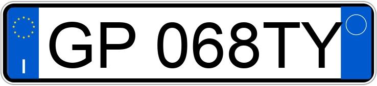 Registreringsnummeret GP068TY har OPEL CORSA