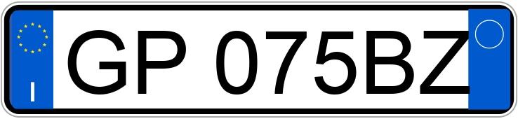 Numer rejestracyjny GP075BZ posiada MG MG4