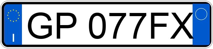 Numer rejestracyjny GP077FX posiada ALFA ROMEO Stelvio Numer rejestracyjny GP077FX posiada ALFA ROMEO Stelvio