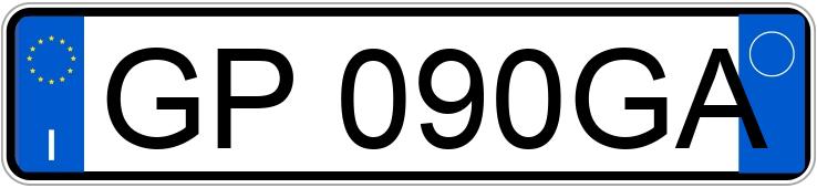 Numer rejestracyjny GP090GA posiada VOLKSWAGEN Golf 8a serie
