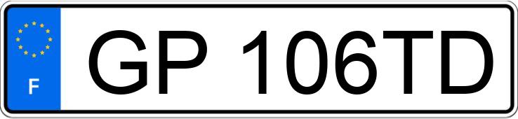 Numer rejestracyjny GP106TD posiada MERCEDES VITO