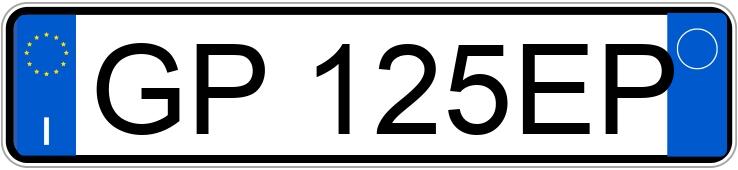 Numer rejestracyjny GP125EP posiada CITROEN C3 3a serie
