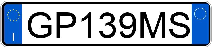 Numer rejestracyjny GP139MS posiada MG HS
