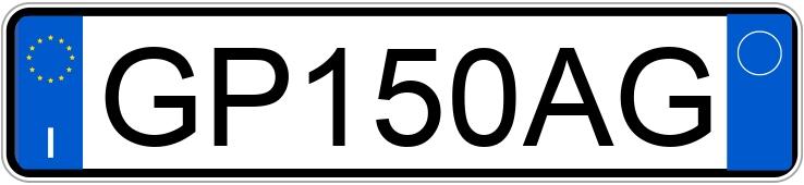 Numer rejestracyjny GP150AG posiada BMW X1