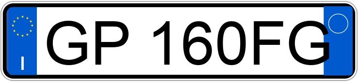 Numer rejestracyjny GP160FG posiada LANCIA Ypsilon 3a serie Numer rejestracyjny GP160FG posiada LANCIA Ypsilon 3a serie