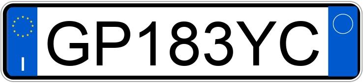 Numer rejestracyjny GP183YC posiada BMW Serie 5