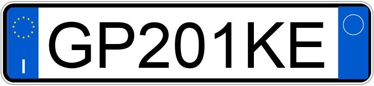 Numer rejestracyjny GP201KE posiada LANCIA Y