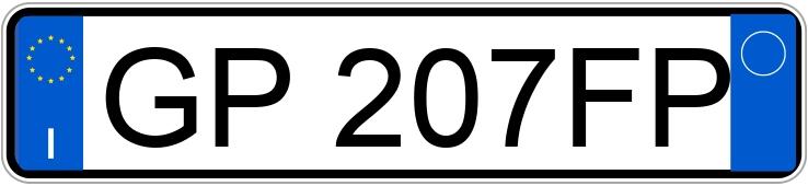 Numer rejestracyjny GP207FP posiada TOYOTA Yaris 4a serie Numer rejestracyjny GP207FP posiada TOYOTA Yaris 4a serie