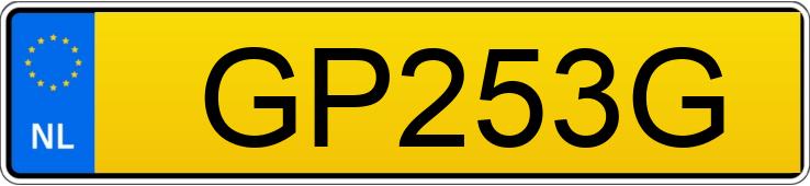 Registreringsnummeret GP253G har VOLVO V60 PLUG IN HYBRID