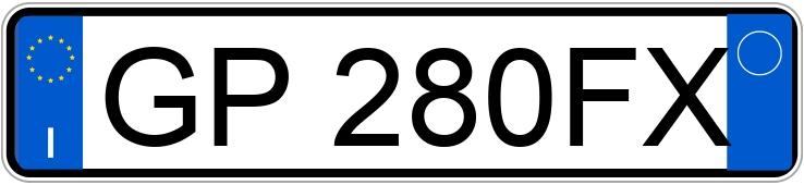 Numer rejestracyjny GP280FX posiada AUDI Q2