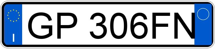 Numer rejestracyjny GP306FN posiada PEUGEOT 3008 2a serie