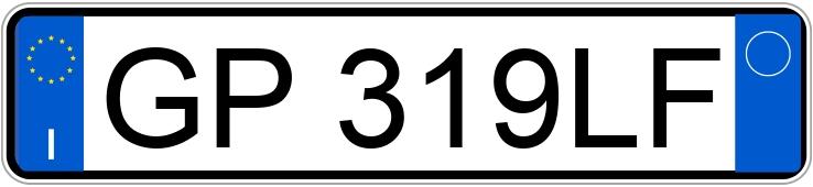 Numer rejestracyjny GP319LF posiada MG ZS