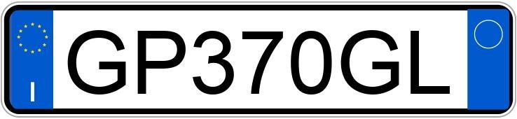 Numer rejestracyjny GP370GL posiada MERCEDES Classe A