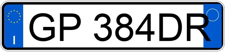 Numer rejestracyjny GP384DR posiada VOLKSWAGEN Golf 7a serie