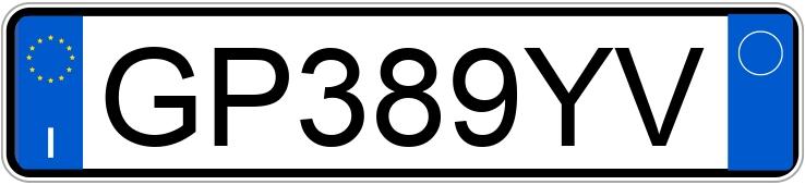 Numer rejestracyjny GP389YV posiada MERCEDES Classe C