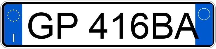 Numer rejestracyjny GP416BA posiada DS DS4 2a serie