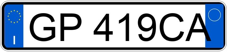 Numer rejestracyjny GP419CA posiada AUDI A4 5a serie