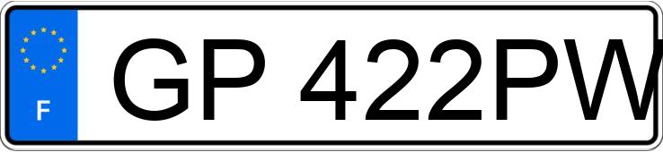 Numer rejestracyjny GP422PW posiada ALPINE RENAULT A110 II 1.8 300 GTS