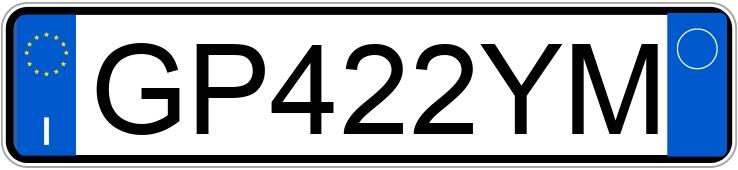 Numer rejestracyjny GP422YM posiada AUDI A3 4a serie Numer rejestracyjny GP422YM posiada AUDI A3 4a serie