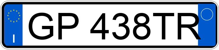 Numer rejestracyjny GP438TR posiada SUZUKI Swift