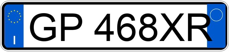 Numer rejestracyjny GP468XR posiada LAND ROVER Range Rover 5aserie