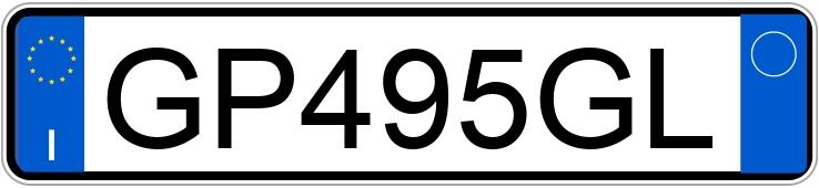 Numer rejestracyjny GP495GL posiada FIAT Panda 3a serie Numer rejestracyjny GP495GL posiada FIAT Panda 3a serie