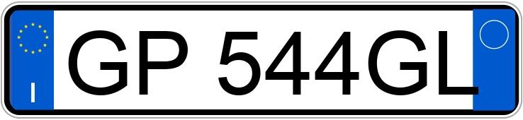 Numer rejestracyjny GP544GL posiada SMART forfour 2as.