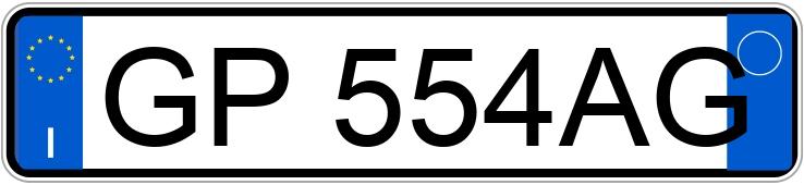 Numer rejestracyjny GP554AG posiada MERCEDES GLC