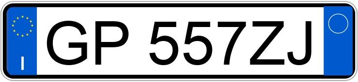 Numer rejestracyjny GP557ZJ posiada AUDI A3 4a serie