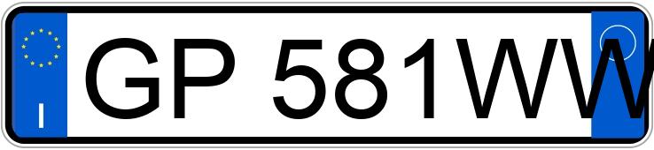 Numer rejestracyjny GP581WW posiada TOYOTA Yaris 4a serie