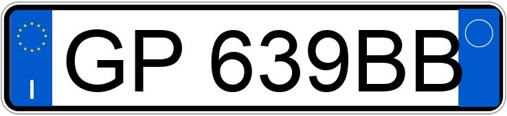 Numer rejestracyjny GP639BB posiada TOYOTA Yaris 4a serie