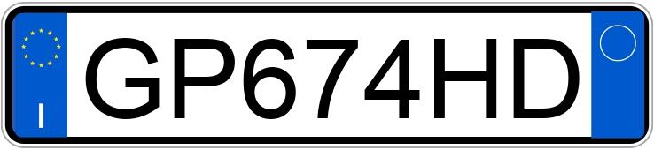 Numer rejestracyjny GP674HD posiada ALFA ROMEO Giulia Numer rejestracyjny GP674HD posiada ALFA ROMEO Giulia