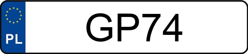 Numer rejestracyjny GP 74 posiada SAAB 9-5 Sedan 2.8 MR`11 E4 Aero XWD Aut. - GP74