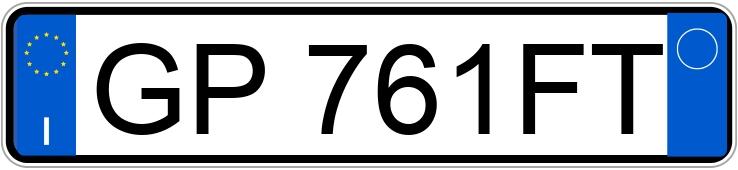 Numer rejestracyjny GP761FT posiada MERCEDES GLC