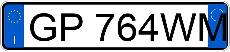 Numer rejestracyjny GP764WM posiada CITROEN C3 3a serie