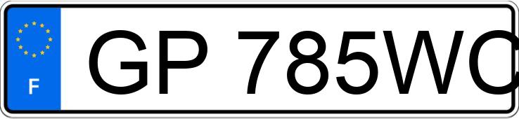 Die Registrierungsnummer GP785WC hat RENAULT CLIO V