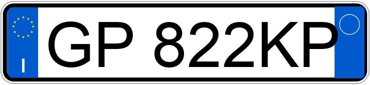 Numer rejestracyjny GP822KP posiada DS DS4 2a serie