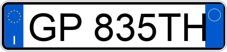 Numer rejestracyjny GP835TH posiada BMW Serie 4 G.C.