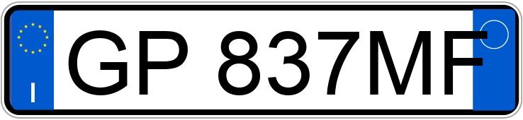 Numer rejestracyjny GP837MF posiada ALFA ROMEO Tonale Numer rejestracyjny GP837MF posiada ALFA ROMEO Tonale