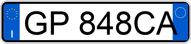 Numer rejestracyjny GP848CA posiada JEEP Compass 2a serie