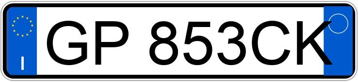 Numer rejestracyjny GP853CK posiada BMW Serie 8