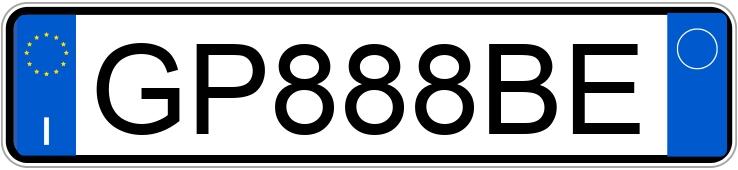 Numer rejestracyjny GP888BE posiada MERCEDES GT Coupe 4