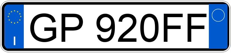 Numer rejestracyjny GP920FF posiada FIAT 500