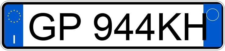 Numer rejestracyjny GP944KH posiada AUDI A1 2a serie Numer rejestracyjny GP944KH posiada AUDI A1 2a serie