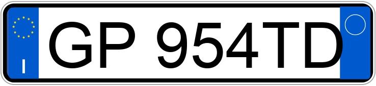 Numer rejestracyjny GP954TD posiada KIA Sportage 5a serie Numer rejestracyjny GP954TD posiada KIA Sportage 5a serie