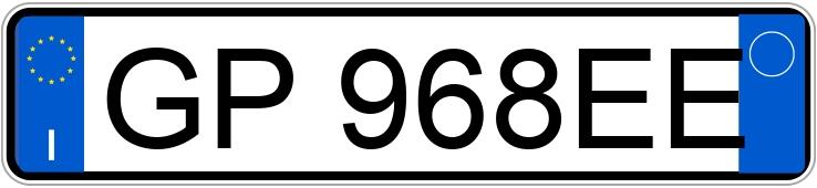Numer rejestracyjny GP968EE posiada FIAT 500 Numer rejestracyjny GP968EE posiada FIAT 500