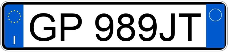 Numer rejestracyjny GP989JT posiada TESLA Model Y Numer rejestracyjny GP989JT posiada TESLA Model Y