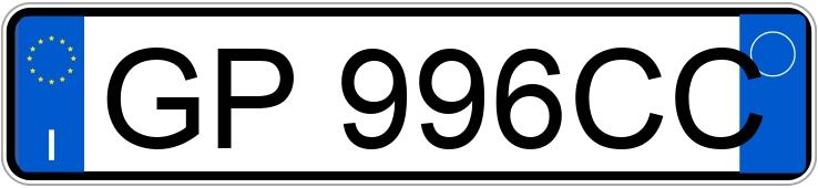 Numer rejestracyjny GP996CC posiada FIAT Panda Cross